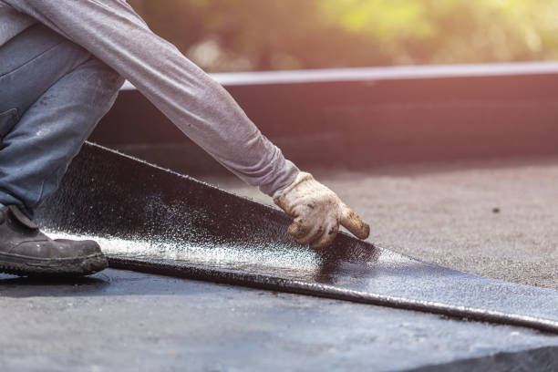 Professional Waterproofing technician working in Saint Louisville, OH